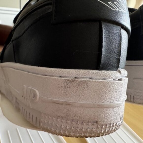 Nike Women's Air Force 1 Pixel Black Size 10 - Picture 6 of 14